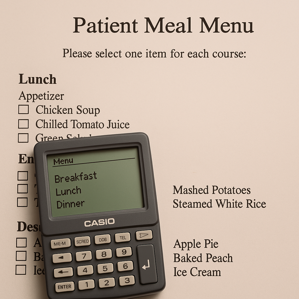 Mobile Patient Menu Ordering and Dietary Compliance System