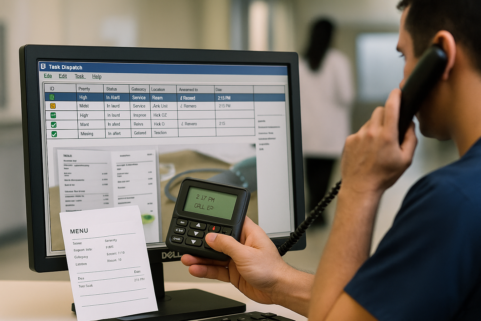 Enterprise Task and Dispatch Management System for Hospital Operations